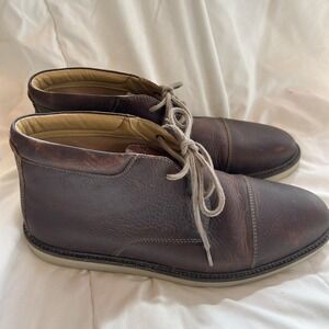 Clarks Grandin Top Chukka Boots, Brown, Mens 10.5 M Dress Casual Shoes EUC‎